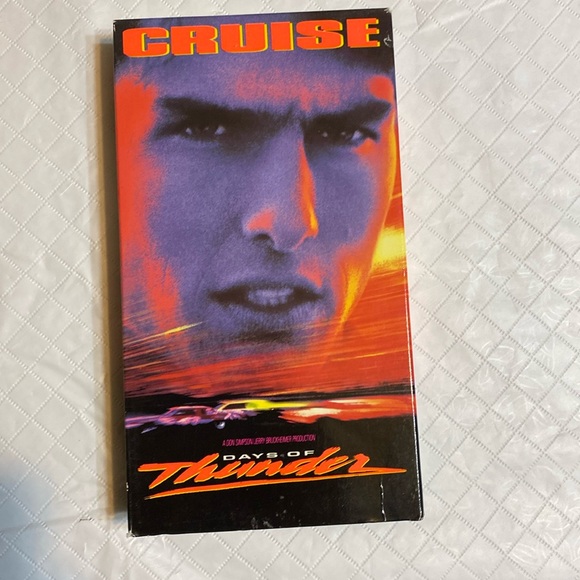 Tom Cruise in Days of Thunder VHS 1990 great action movie - Picture 1 of 5